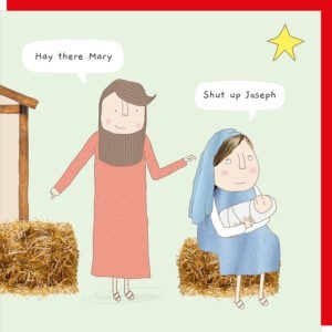 Hay there Christmas card