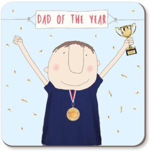 Dad of the year coaster