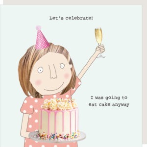 cake anyway birthday card