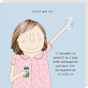 kick in birthday card