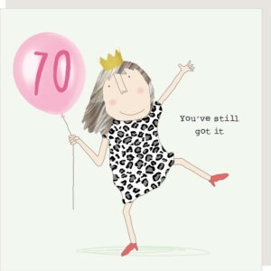 girl 70 still got it birthday card