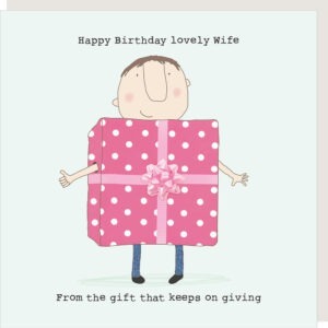 wife gift birthday card
