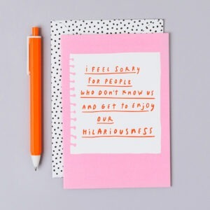 Hilariousness birthday card