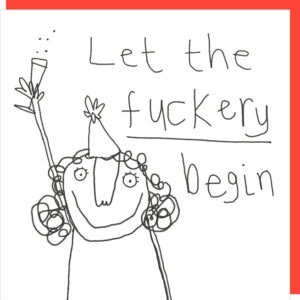 fuckery birthday card