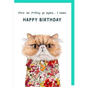 Here we go birthday card