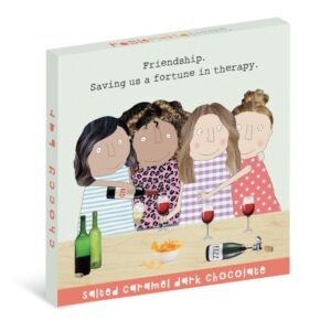 salted caramel dark chocolate bar